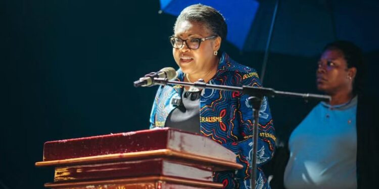 RDC : Judith Suminwa annonce une contribution de 30 millions USD pour le démarrage des travaux du barrage hydroélectrique de Mbombo
