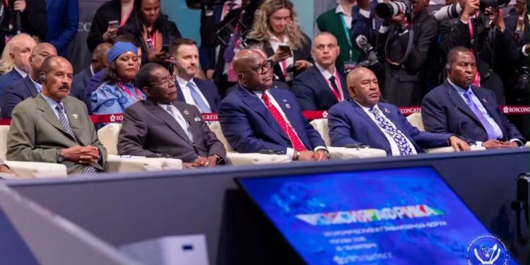 Debut du Sommet Russie-Afrique : Félix Tshisekedi à Moscou pour renforcer la coopération bilatérale et continentale