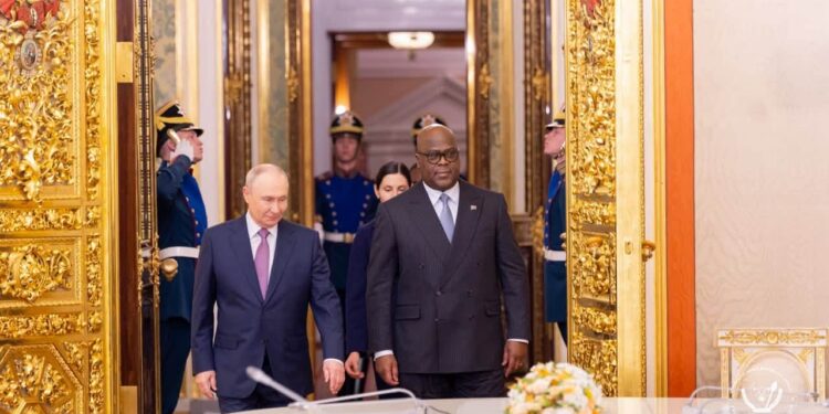 RDC : Félix Tshisekedi sollicite l’appui de la Russie pour le retour de la paix et le renouvellement du mandat de la MONUSCO